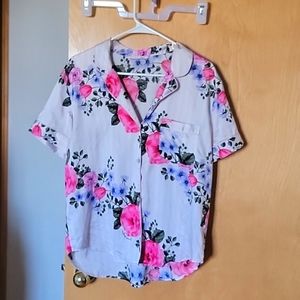 Victoria's Secret Floral sleep shirt